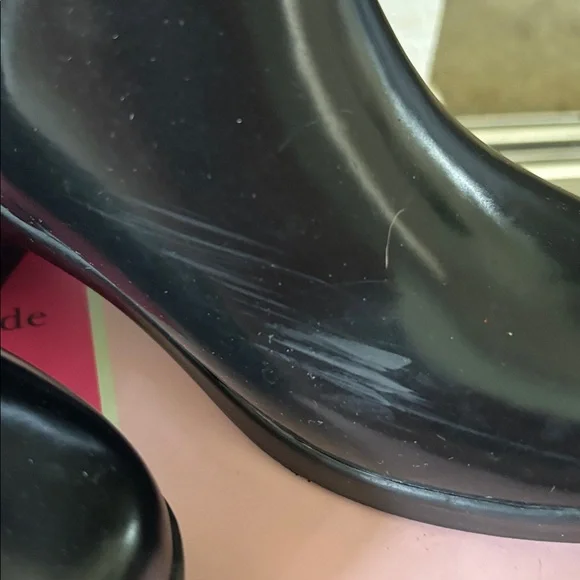 Kate Spade black rain boots - Picture 3 of 14